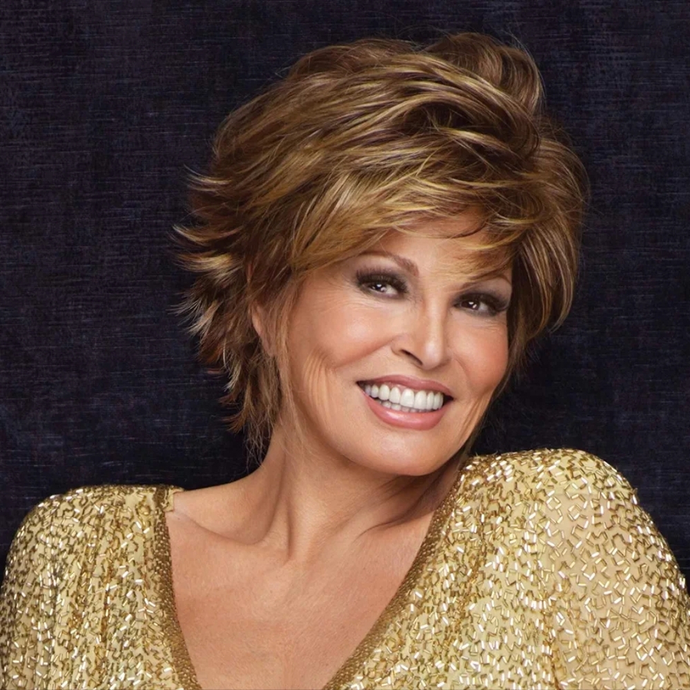 Chic Layered Rusty Auburn RL30/27  Wig for Women